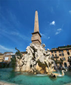 Rome-Fontaine-des-4-fleuves-Piazza-Navona